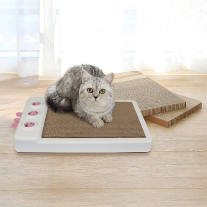 Cat Scratch Board: Giocattolo per Gatti in Cartone Ondulato per unghie