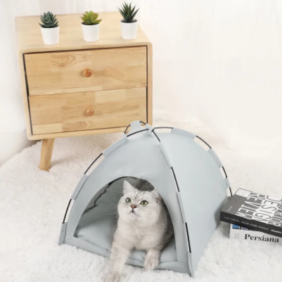 TentPurr - Cuccia a Forma di Tenda per Gatti Avventurosi